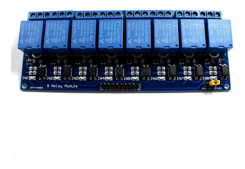 Modulo Rele Relay Relevador 8 Canales, Arduino, Pic, Robot
