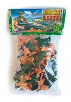 Comprar Soldaditos De Juguete X 48 Piezas 2 Vehiculos Plastico Niños