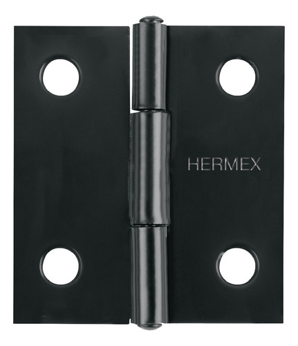 Bisagra Rectangular 1'' Negra Hermex 45632