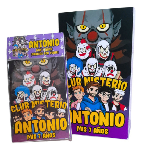 Bolsa Golosinera Minilibrito Para Colorear Club Misterio X10