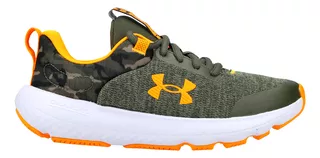 Tenis Under Armour Correr Charged Revitalize 2 Niño Verde