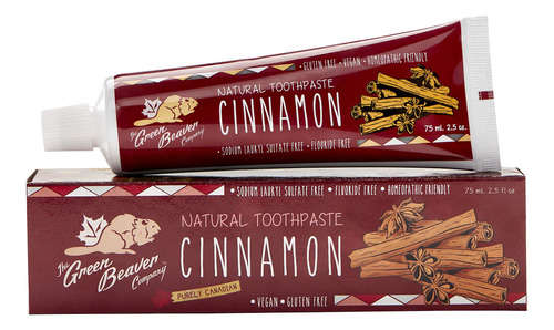 Pasta De Dientes The Green Beaver Cinnamon 75ml