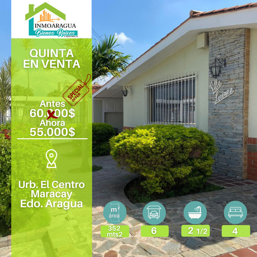 Casa En Venta/ Urb El Centro, Maracay/ Yp1390 