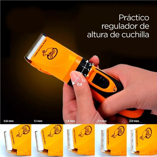 Imagen 3 de 10 de Cortadora Canina Perros Y Gatos Peladora Potente Cable + Kit