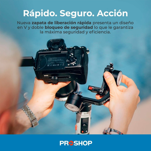 Estabilizador Celular Gimbal Zhiyun Crane M2 S Combo Bolso