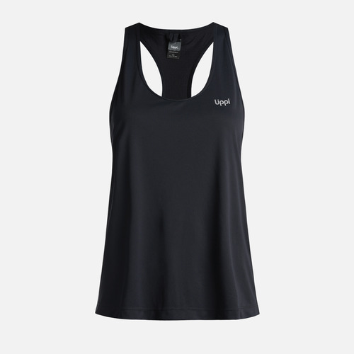 Polera Mujer  Workout Q-dry Tank T-shirt Negro Lippi
