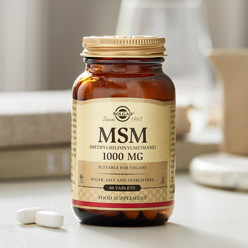Msm, 1000 Mg, 120 Tabs By Solgar E1734