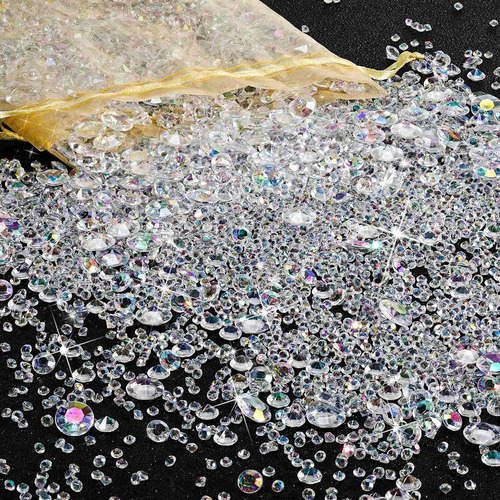 7000 Piezas De Relleno De Jarrón Bling Bling Diamond T...