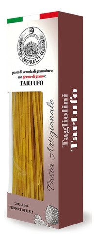 Tagliolini Trufa Negra Morelli 250g Pacote Original Unidade