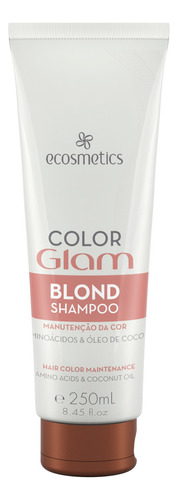  Shampoo Color Glam Blond 250ml Ecosmetics