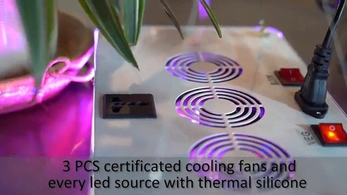 Imagen 4 de 4 de Yehsence Lampara Led Crecimiento Interruptor Floracion Veg