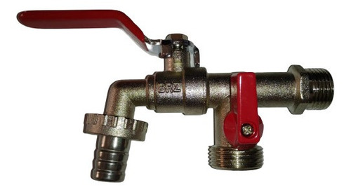 Torneira Esfera Maquina/tanque Brazhu Zamac 1/2x3/4 8022