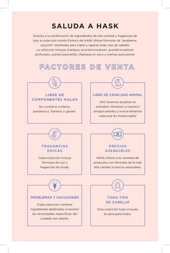 Imagen 4 de 8 de Hask Acondicionador Profundo Argan Oil 50gr