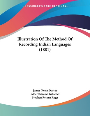 Libro Illustration Of The Method Of Recording Indian Lang...