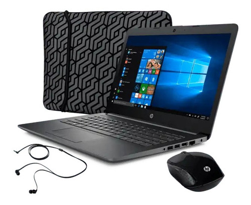 Notebook Hp  Dualcore 14 4gb 500gb +funda+mouse+ Auriculares