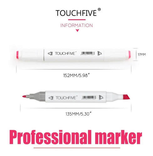 Imagen 4 de 4 de Marcadores Touch Tonos Pastel X12 Unidades