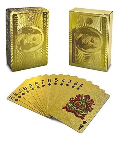 Cartas Doradas, Baraja De Cartas, Cartas De Póquer, Cartas D
