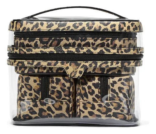 Cosmetiquera victoria secret animal print hotsell