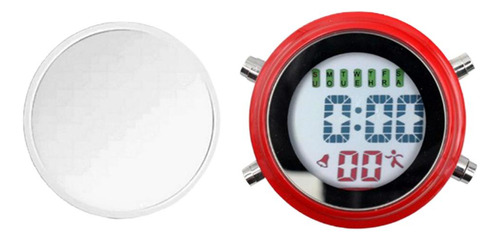 Mini Reloj De Motocicleta Reloj Impermeable Reloj Rojo