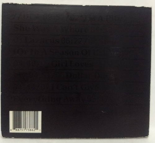 Imagen 2 de 2 de David Bowie- Blackstar- Cd Como Nuevo- Digipack 2016