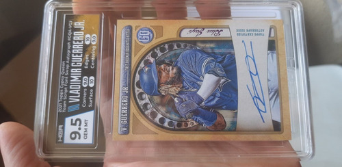 2021 Topps Gypsy Q Vladimir Guerrero Jr Gm 9.5 Hga Autografo (Usado)