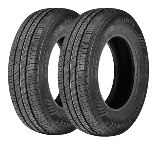 Kit 2 Pneu Carga Aro 16 195/75r16c Dv2 8 Lona Delinte Aro 16