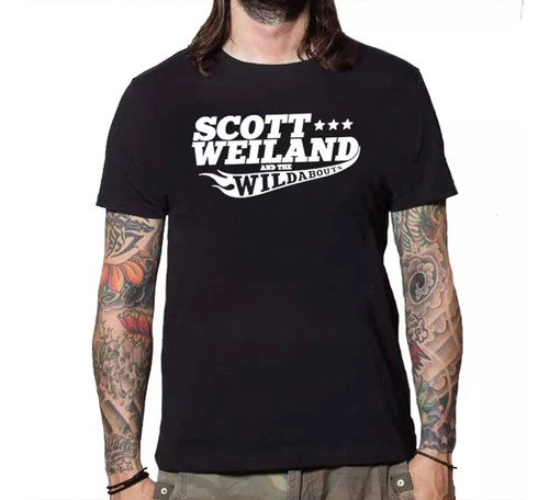 Camiseta Masculina Scott Weiland - 100% Algodão