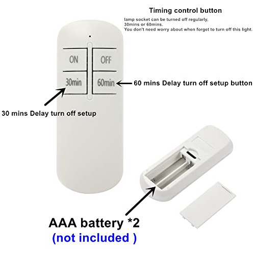 Portalámparas Lámparas De Luz De Control Remoto E26 E...