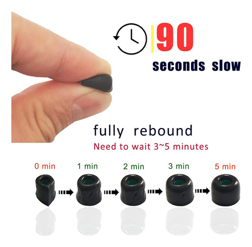 Memory Foam Eartips Para Sony Wf-1000xm4 Earbuds Tips Son...