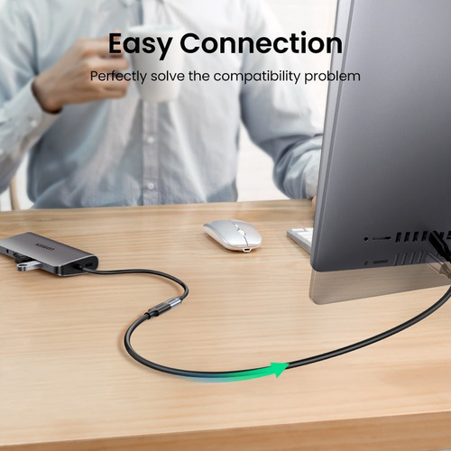 Cable Extensor Ugreen 10387 Usb C - Usb C 3.1 Thunderbolt 3