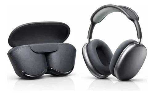 Fone De Ouvido Compatível AirPods Max Linha 1 C/ Case Cor Preto