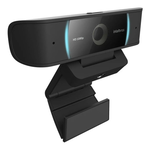 Imagem 3 de 4 de Câmera web Intelbras CAM-1080p Full HD 30FPS cor preto