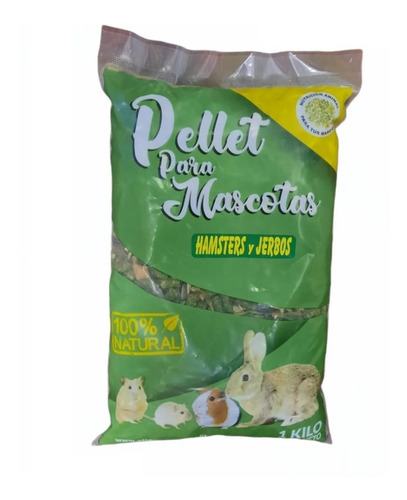 Alimento Mix De Pellet Y Semillas Para Hamster Y Jerbos 1kg