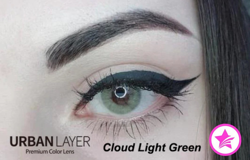 Imagen 2 de 6 de Urban Layer - Cloud Light Green Lentes De Contacto