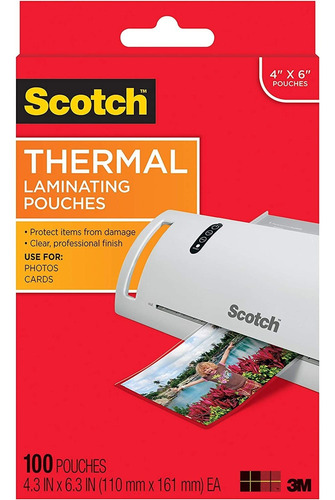 Scotch Tp5900-100 - Bolsas Termicas Para Plastificar  0.197