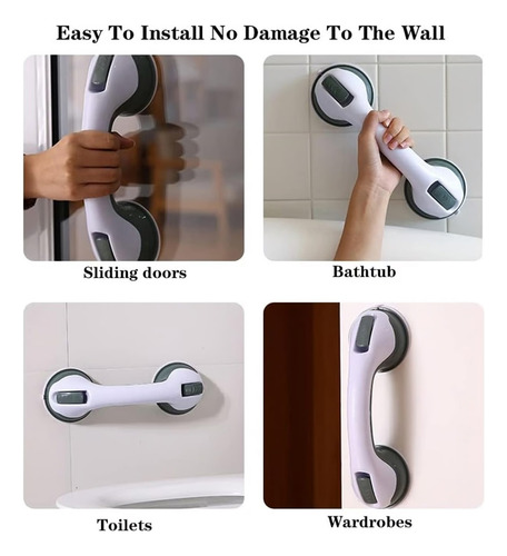 X2 Manilla Para Ducha Baño Agarradera Soporte Seguridad