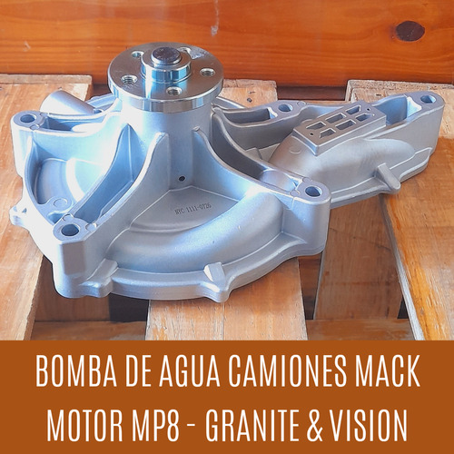 Bomba De Agua Gandola Mack Mp8 Tiburon Granite Gu Vision