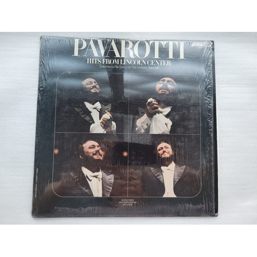 Pavarotti Hits From The Lincoln Center Disco Vinilo Lp  