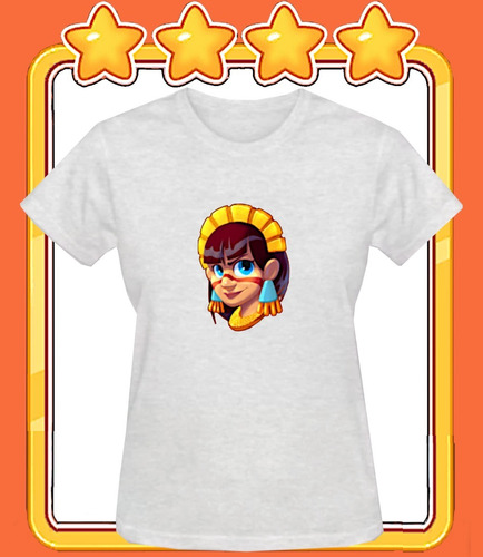 Camiseta Baby Look India - Coin Master