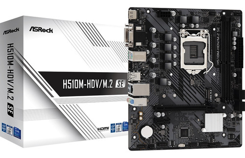 Motherboard Asrock H510-m Hdv-m.2 Se Ddr4 Socket 1200 Nnet