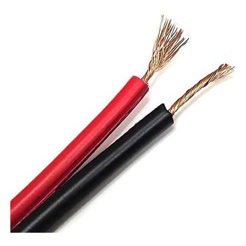 Cable De Audio Para Corneta Por 5 Metro Roja Negro 14x2