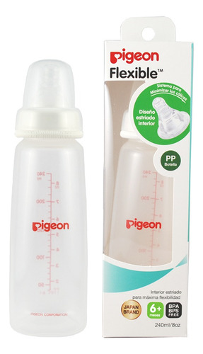 Mamadera Pigeon Flexible 6m+, 240ml