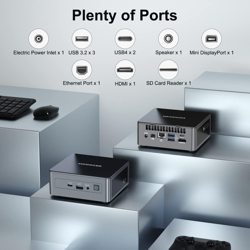 Geekom Mini Pc, Miniair11 Mini Computadora Con 11ª Generació