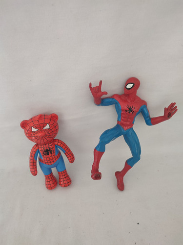 Spiderman Lote De Dos Figuras Con Detalles  Marvel  