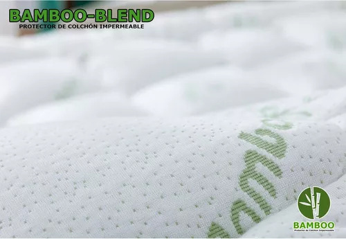 Cubre Colchon Confort Bambu Queen Forro Impermeable