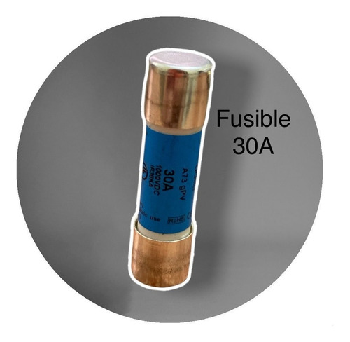 Fusible Dc 1000v 30a. Para Instalación De Paneles Solares