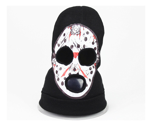 Funda De Cabeza Tejida Con Forma De Calavera De Terror De Ha