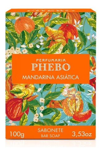 Phebo - Linha Mediterraneo - Sabonete Em Barra Mandarina Asi