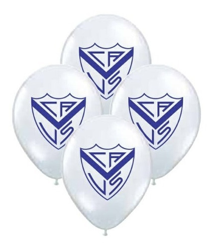 Globos Velez 12 Pulgadas X 10 Unid Chirimbolos 