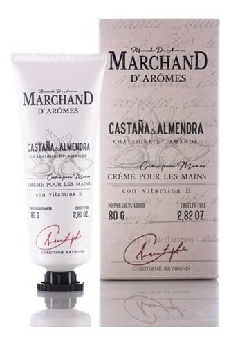 Marchand D Aromes Castaña Y Almendras Crema De Mano 80g